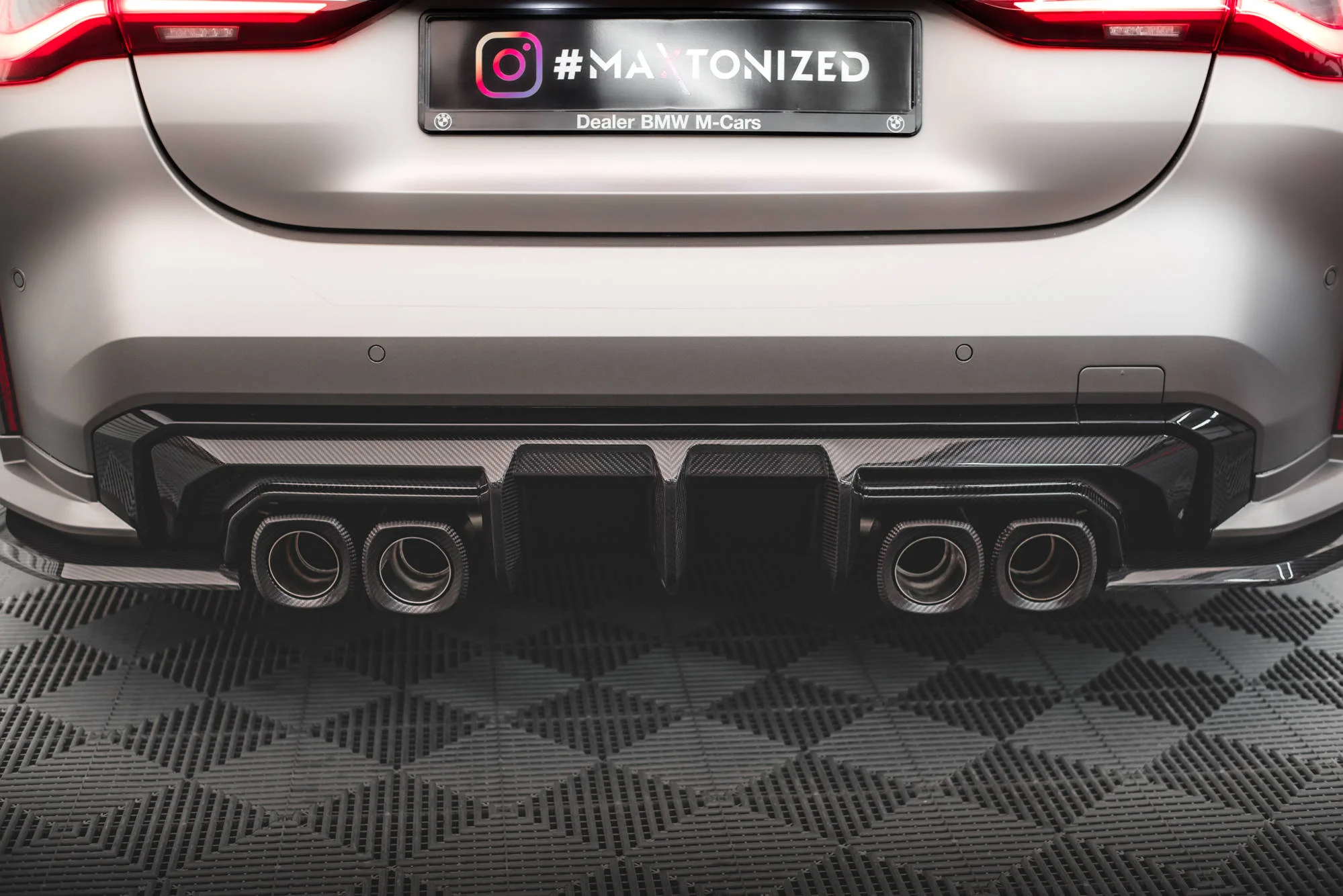 Carbon Fiber Rear Diffuser BMW M4 G82  / M3 G80 - Image 8