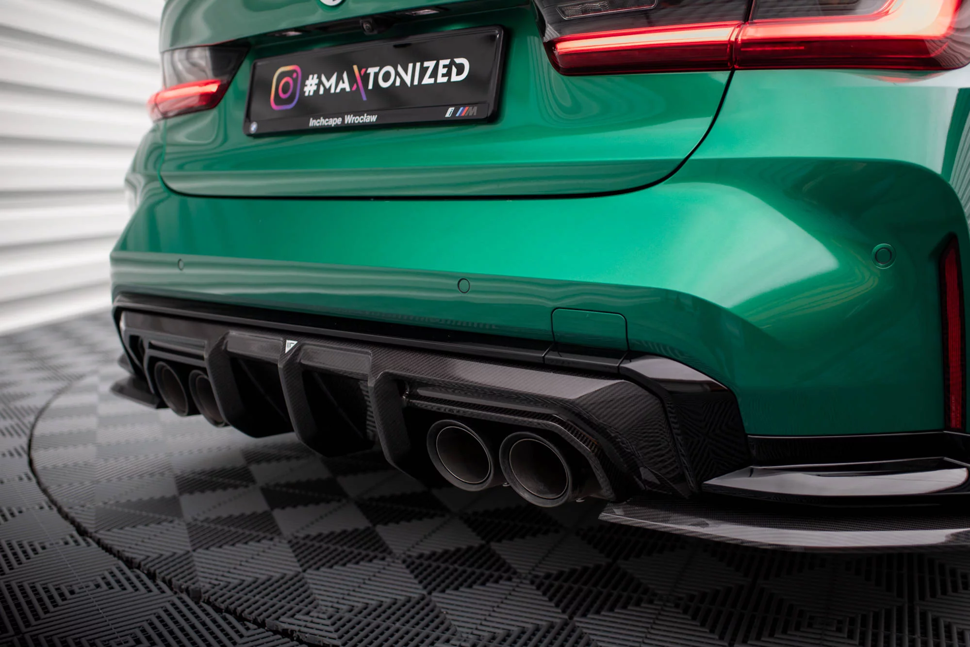 Carbon Fiber Rear Diffuser BMW M4 G82  / M3 G80 - Image 10