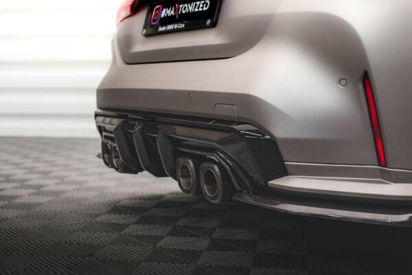 Carbon Fiber Rear Diffuser BMW M4 G82  / M3 G80 - Imagen 4