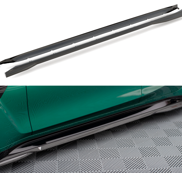 Faldones Laterales de Fibra de Carbono BMW M3 G80