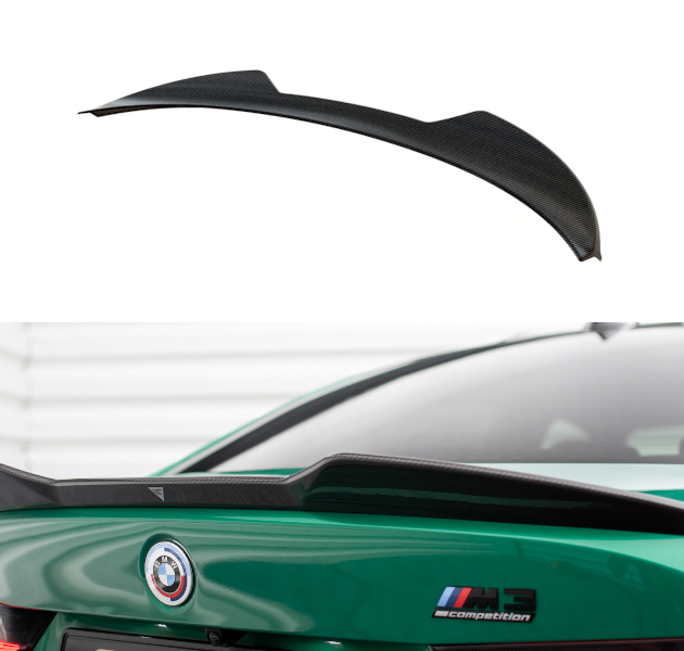 Alerón del portón trasero de fibra de carbono BMW M3 G80