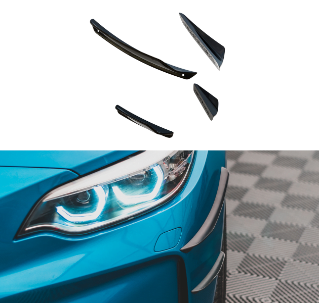 Front Bumper Wings (Canards) BMW M2 F87