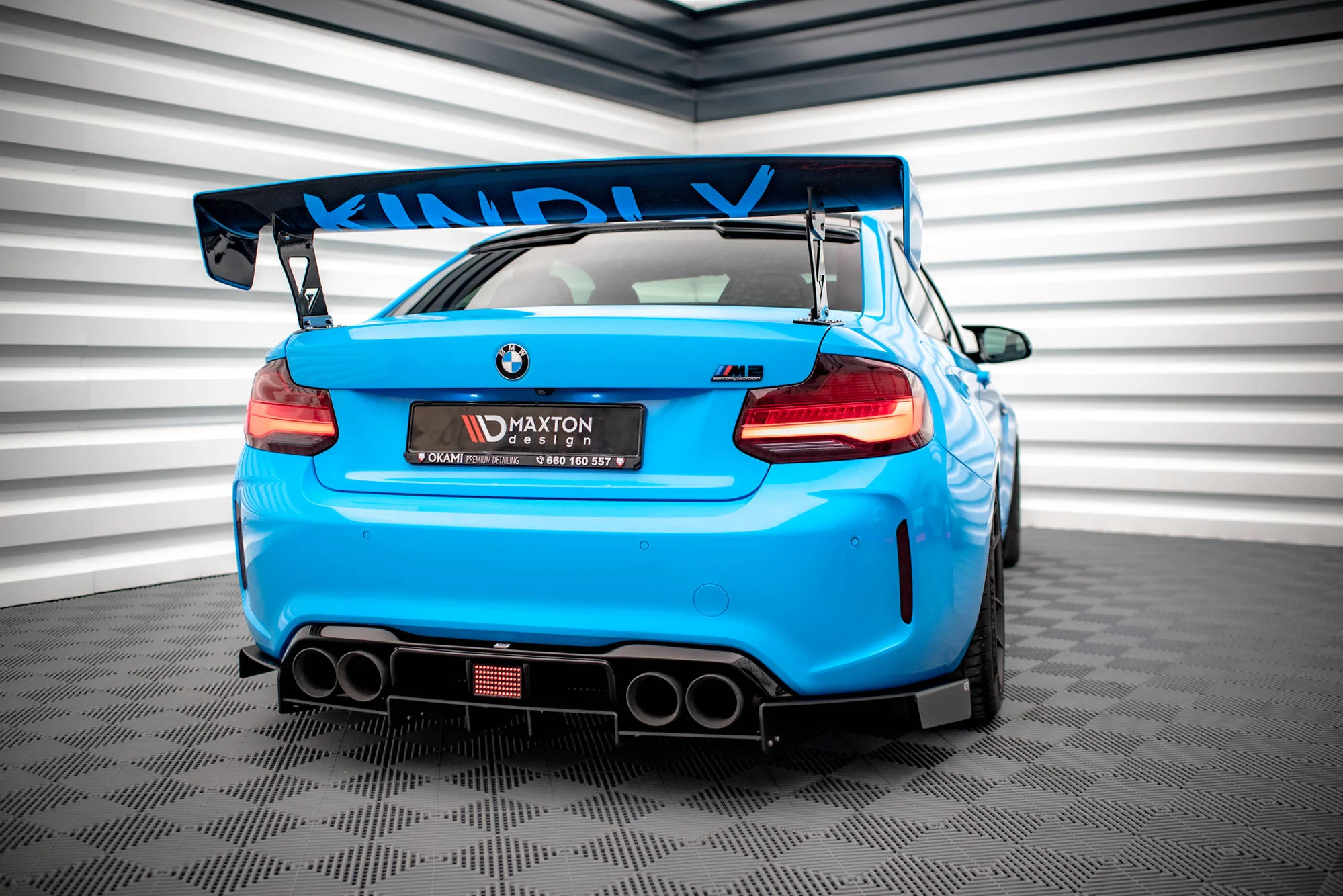 Difusor trasero Racing BMW M2 F87 - Imagen 5