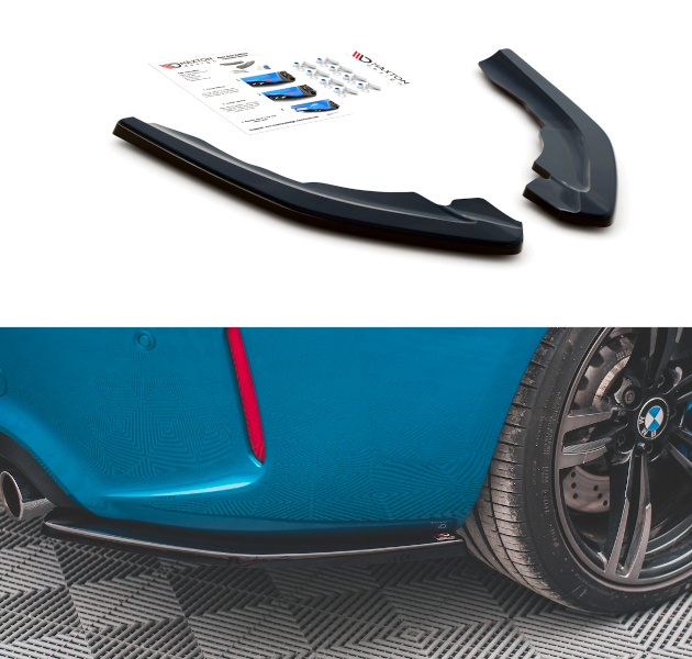 Rear Side Splitters V.2 BMW M2 F87
