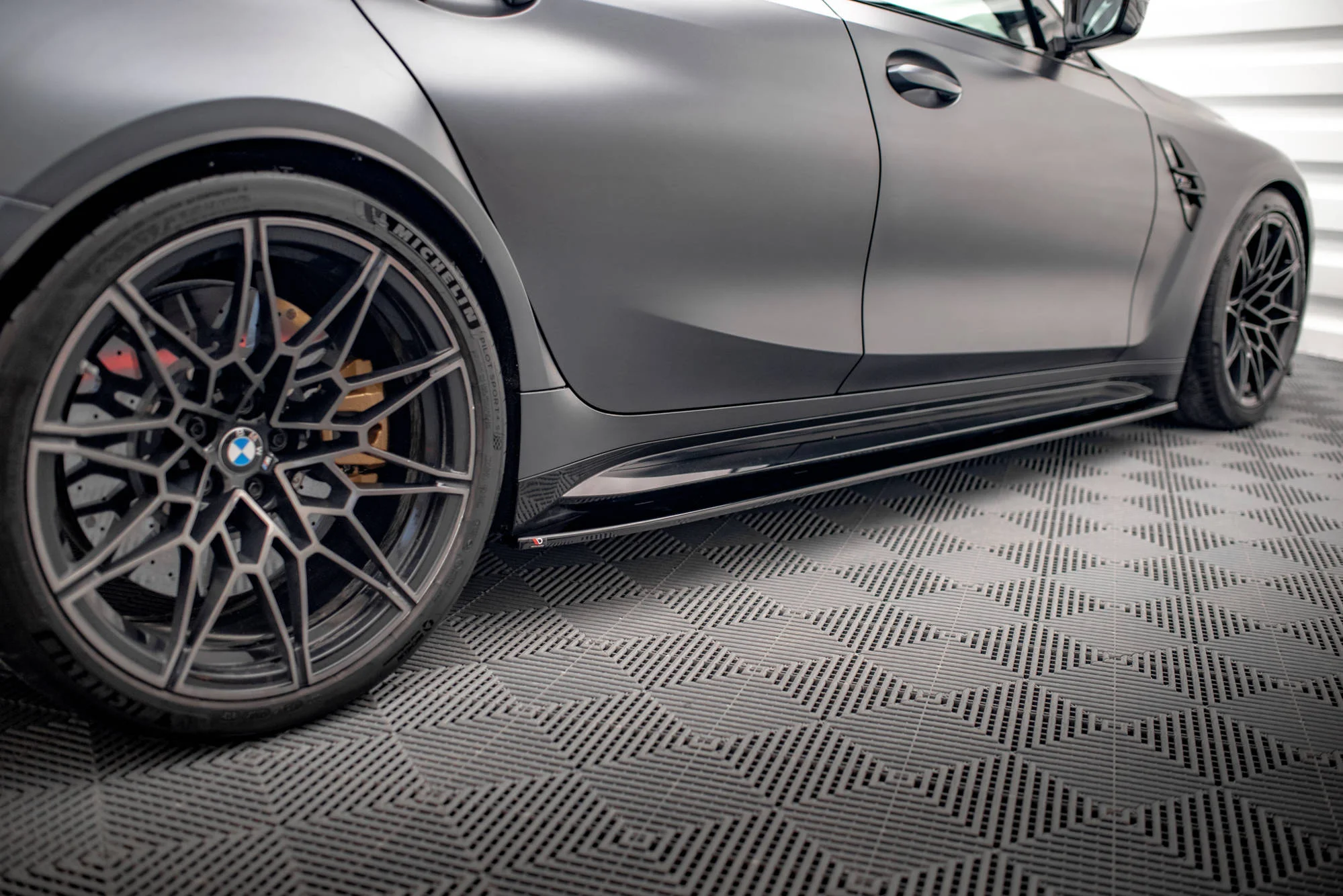 Side Skirts Diffusers V.1 BMW M3 G80 - Image 2