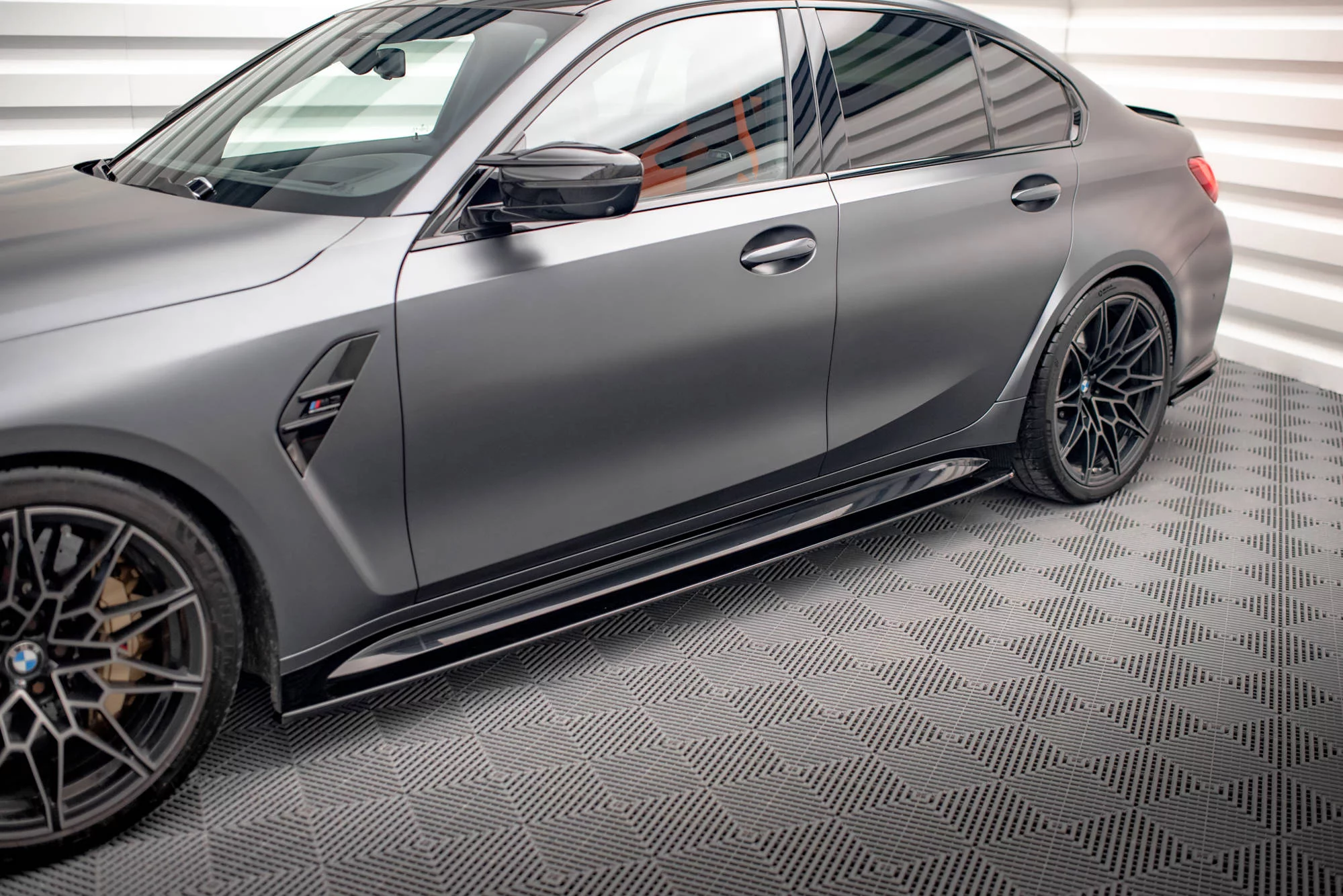 Side Skirts Diffusers V.1 BMW M3 G80 - Image 3