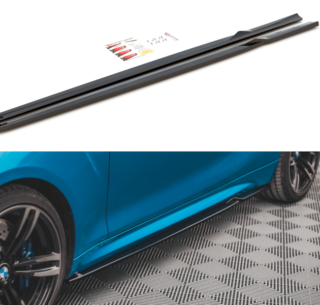 Faldones Laterales Difusores V.2 BMW M2 F87