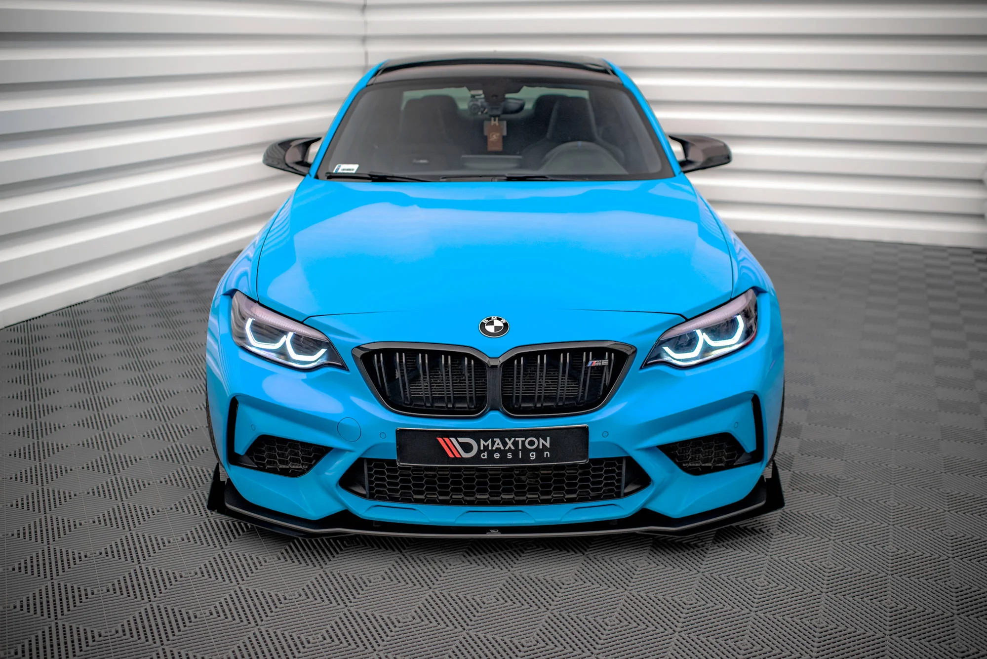 Street Pro Front Splitter V.1 + Flaps BMW M2 Competition F87 - Image 2