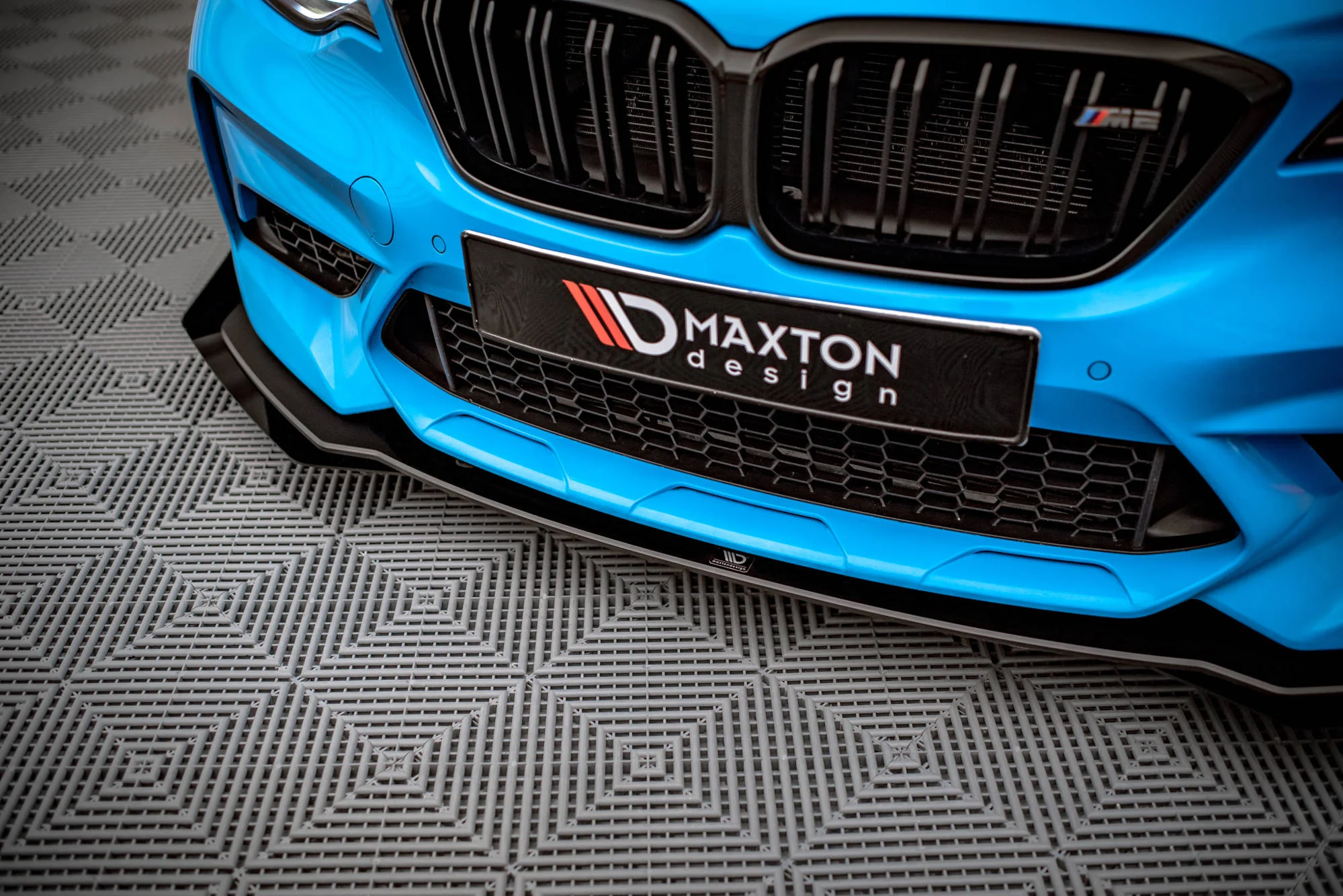 Street Pro Front Splitter V.1 + Flaps BMW M2 Competition F87 - Image 3