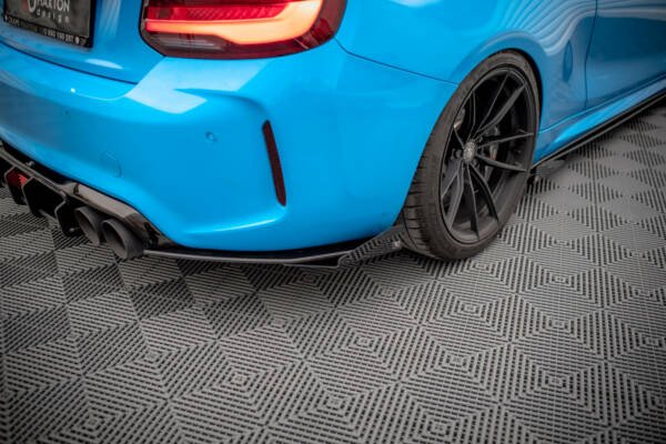 Street Pro Rear Side Splitters + Flaps BMW M2 F87 - Imagen 3