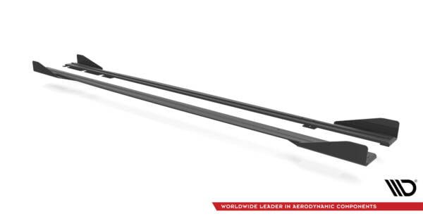 Street Pro Side Skirts Diffusers + Flaps BMW M2 F87 - Imagen 5