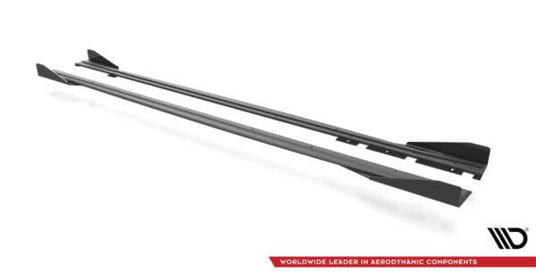 Street Pro Side Skirts Diffusers + Flaps BMW M2 F87 - Imagen 6