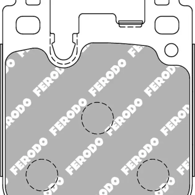 Carreras Ferodo DSUNO - FCP4663Z