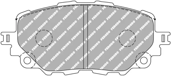 Carreras Ferodo DSUNO - FCP4873Z