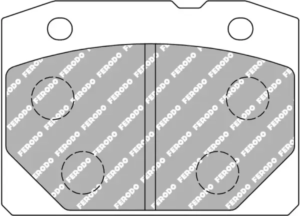 Carreras Ferodo DSUNO - FCP96Z