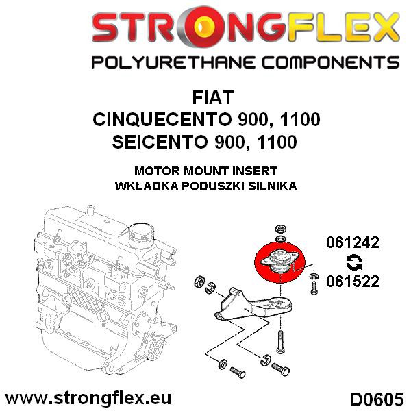 Strongflex 061242A: Engine mount inserts SPORT - Image 3