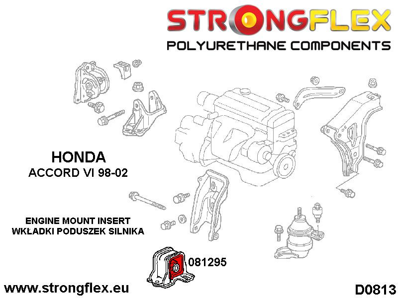 Strongflex 081295B: Engine front mount inserts - Imagen 2