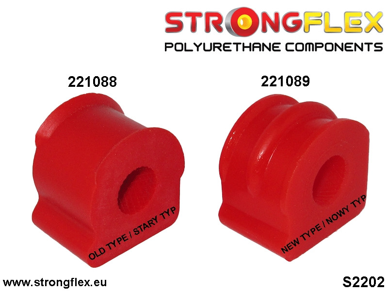 Strongflex 221089B: Front anti roll bar bush - Imagen 2