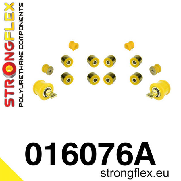 Strongflex 016076A: Rear suspension bush kit SPORT
