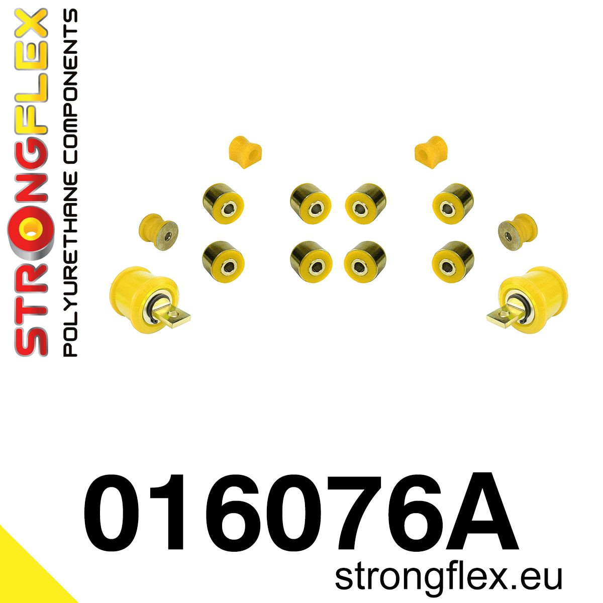 Strongflex 016076A: Rear suspension bush kit SPORT