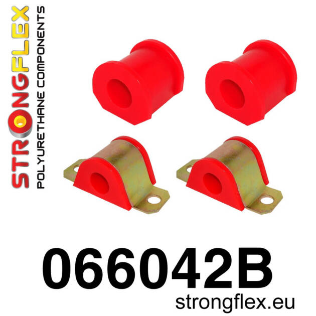 Strongflex 066042B: Front anti roll bar bush kit polyurethane