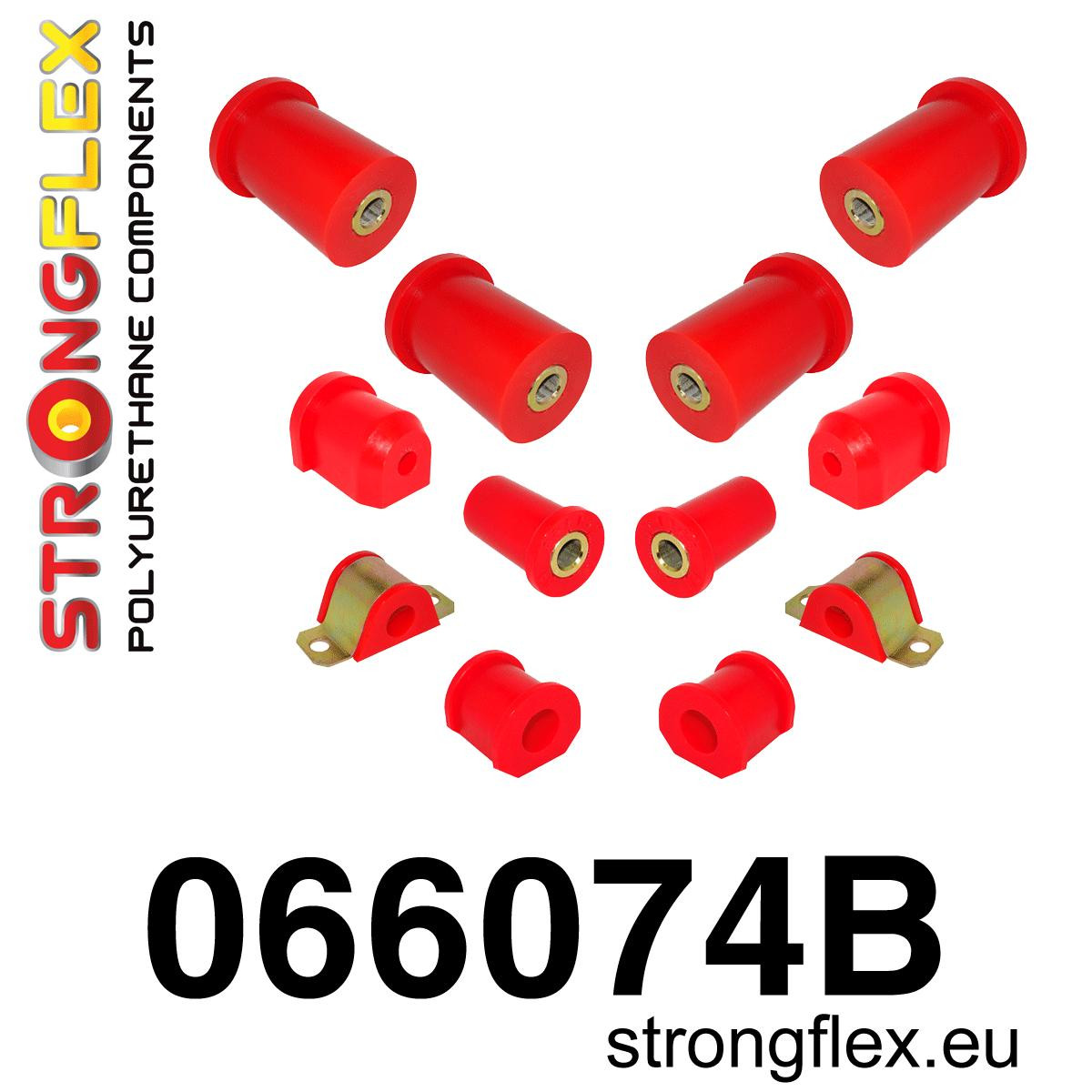 Strongflex 066074B: Full suspension polyurethane bush kit
