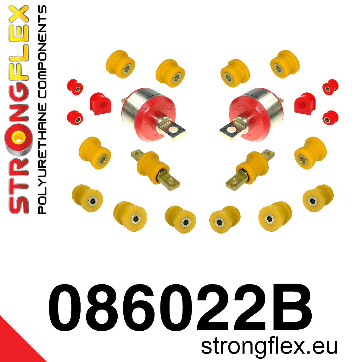Strongflex 086022B: Rear suspension bush kit