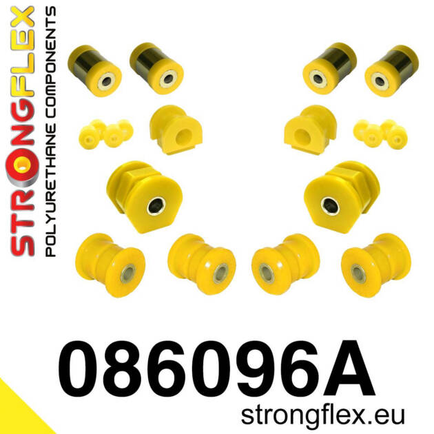 Strongflex 086096A: kit de silentblocks de suspensión delantera SPORT