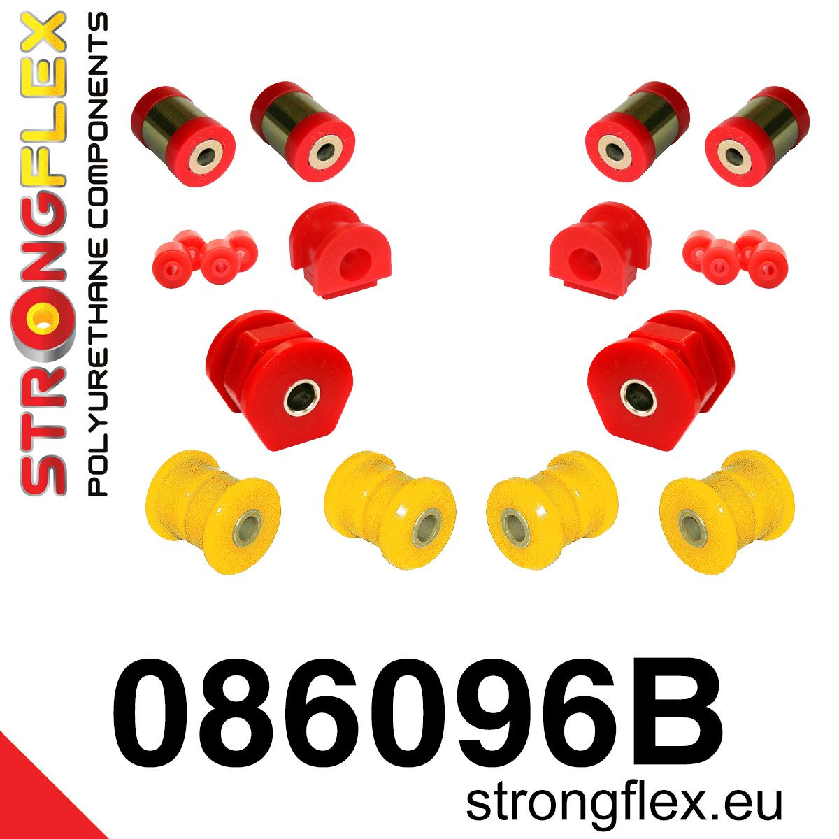 Strongflex 086096B: Front suspension bush kit