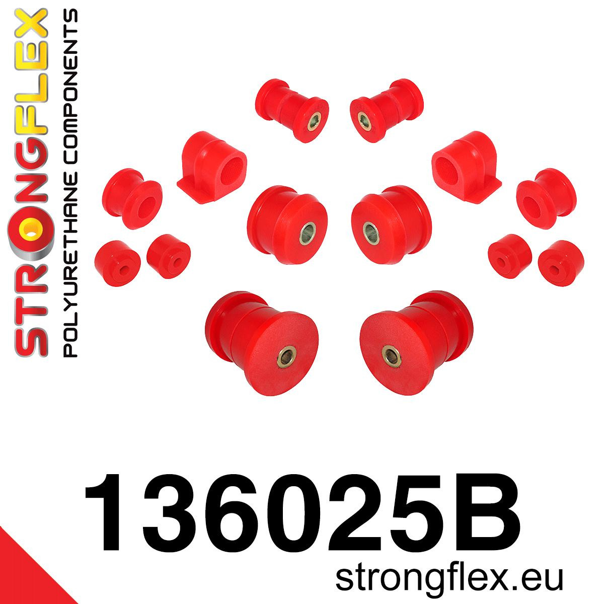 Strongflex 136025B: Front suspension and rear beam kit SPORT