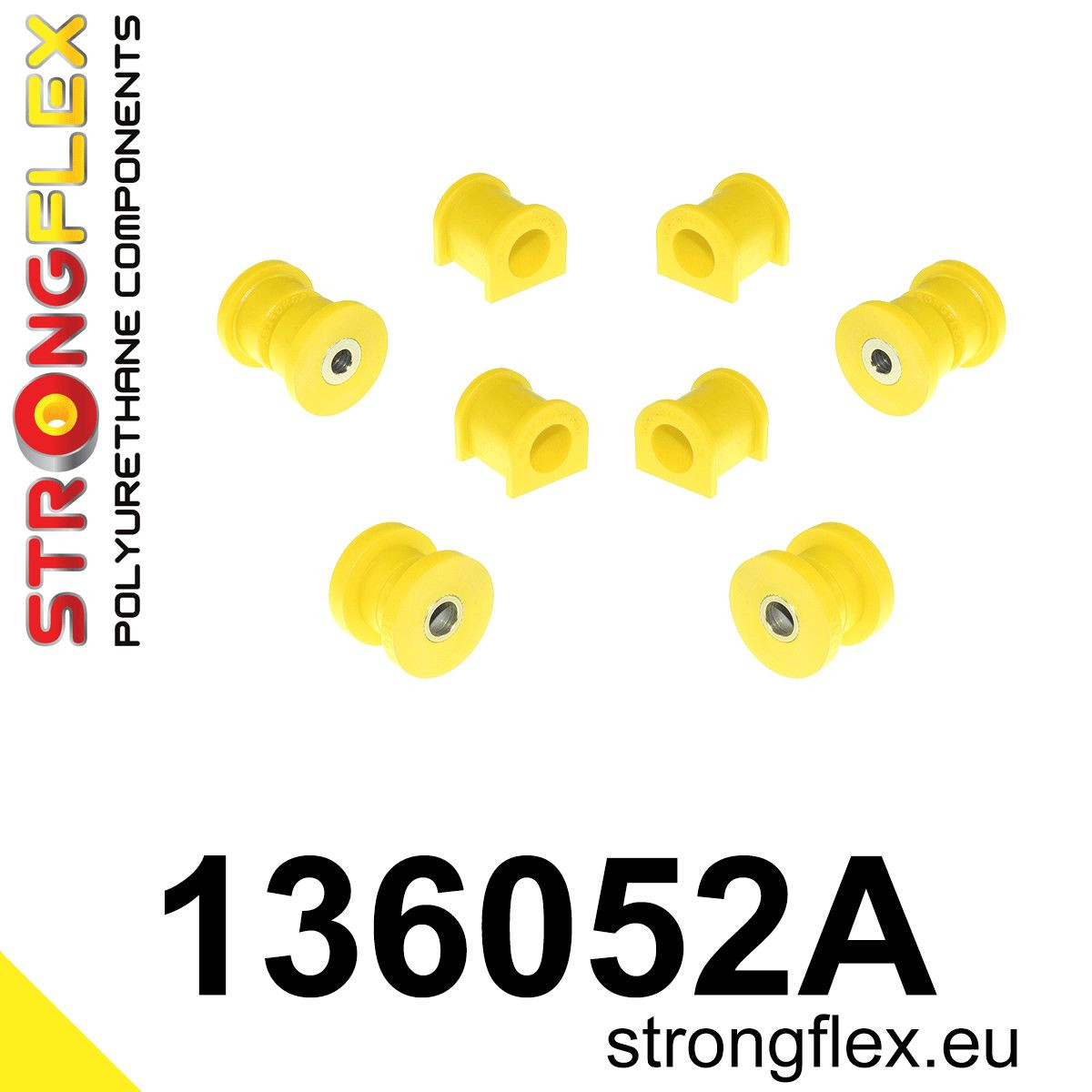 Strongflex 136052A: Front suspension bush kit SPORT