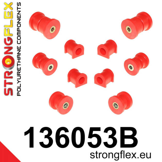 Strongflex 136053B: Front suspension and ream beam bush kit