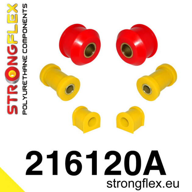 Strongflex 216120A: Front suspension polyurethane bush kit SPORT