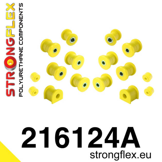 Strongflex 216124A: Rear suspension bush kit SPORT