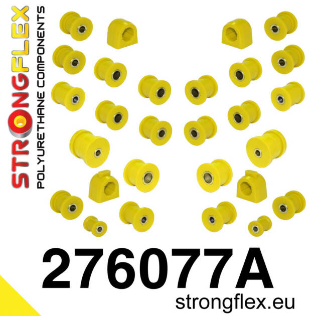 Strongflex 276077A: Front and rear suspension bush kit SPORT