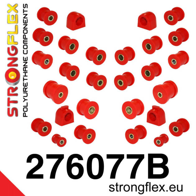Strongflex 276077B: Front and rear suspension bush kit