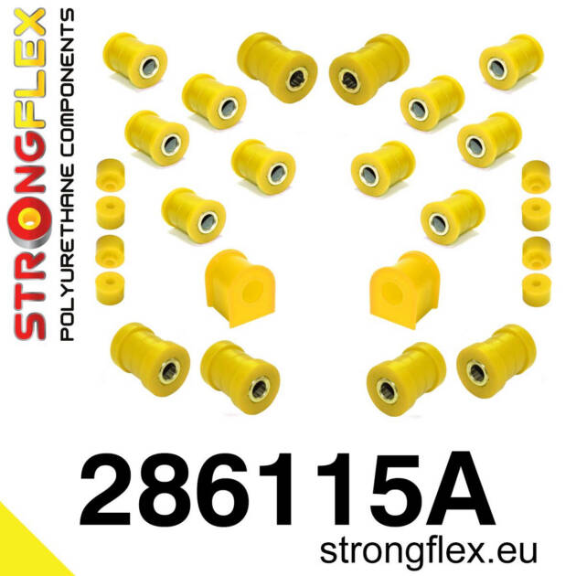 Strongflex 286115A: Rear suspension bush kit SPORT