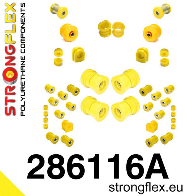 Strongflex 286116A: Full suspension bush kit SPORT