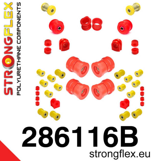 Strongflex 286116B: Full suspension bush kit