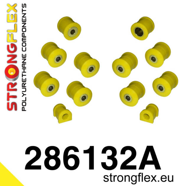 Strongflex 286132A: Rear suspension bush kit SPORT