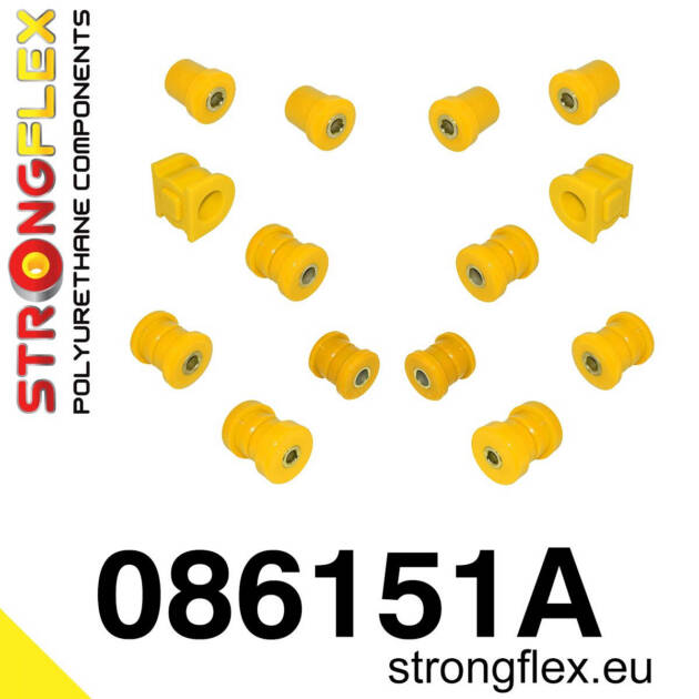 Strongflex 086151A: Rear suspension bush kit AP1 SPORT