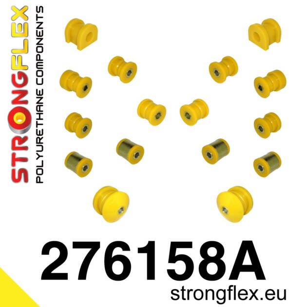 Strongflex 276158A: Rear suspension bush kit SPORT