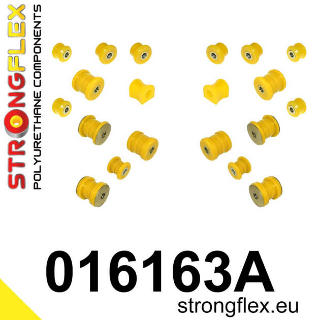 Strongflex 016163A: Rear suspension bush kit SPORT