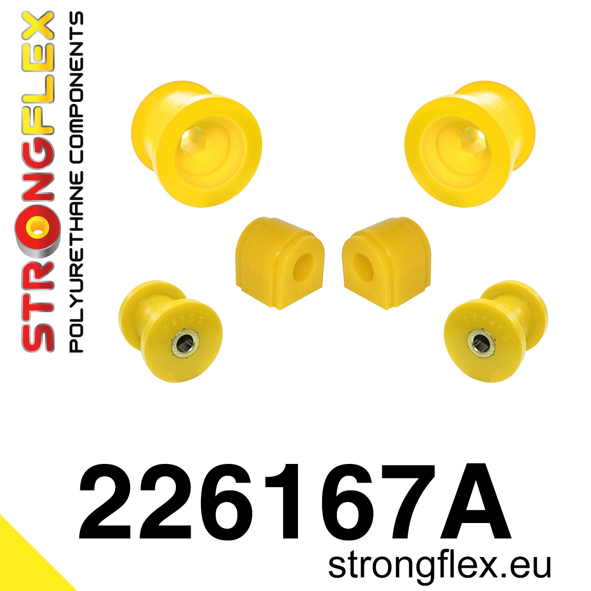 Strongflex 226167A: Front suspension bush kit SPORT