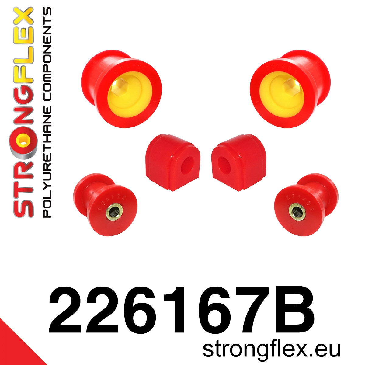 Strongflex 226167B: Front suspension bush kit