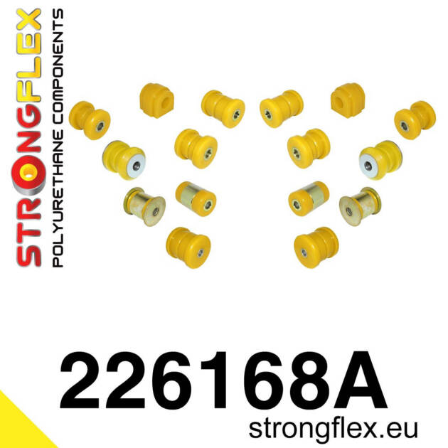 Strongflex 226168A: Rear suspension bush kit SPORT