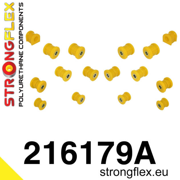 Strongflex 216179A: Rear suspension bush kit SPORT