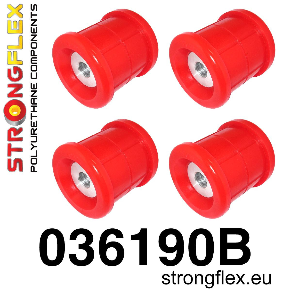 Strongflex 036190B: Rear beam bush kit E39 Sedan