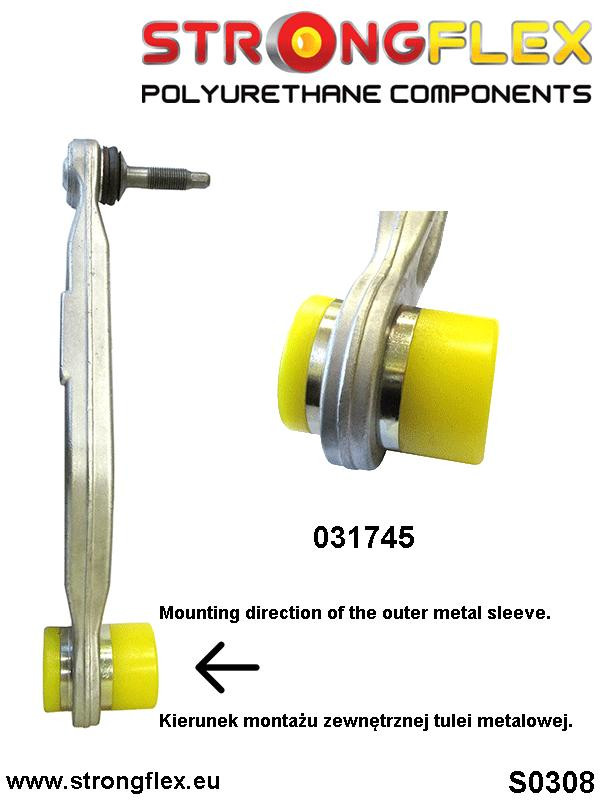 Strongflex 031745A: Rear upper arm inner bush SPORT - Image 2