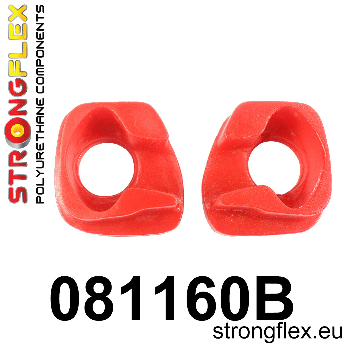 Strongflex 081160B: Engine mount inserts front